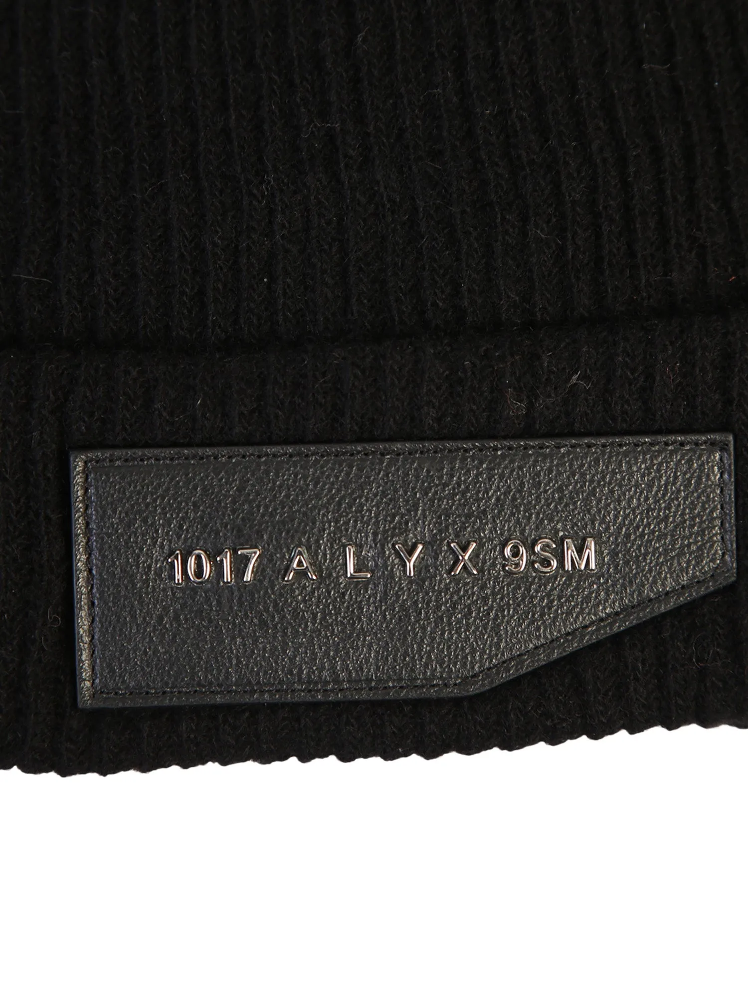 1017 ALYX 9SM Logo Patch Ribbed Knit Beanie