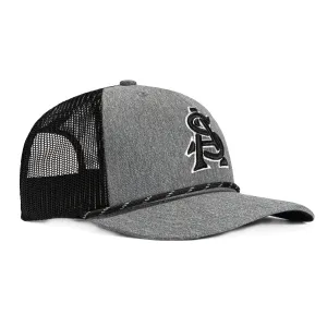 47 Brand Carbon Rope Arizona State Sun Devils Trucker Snapback ASU Hat - Charcoal, Black