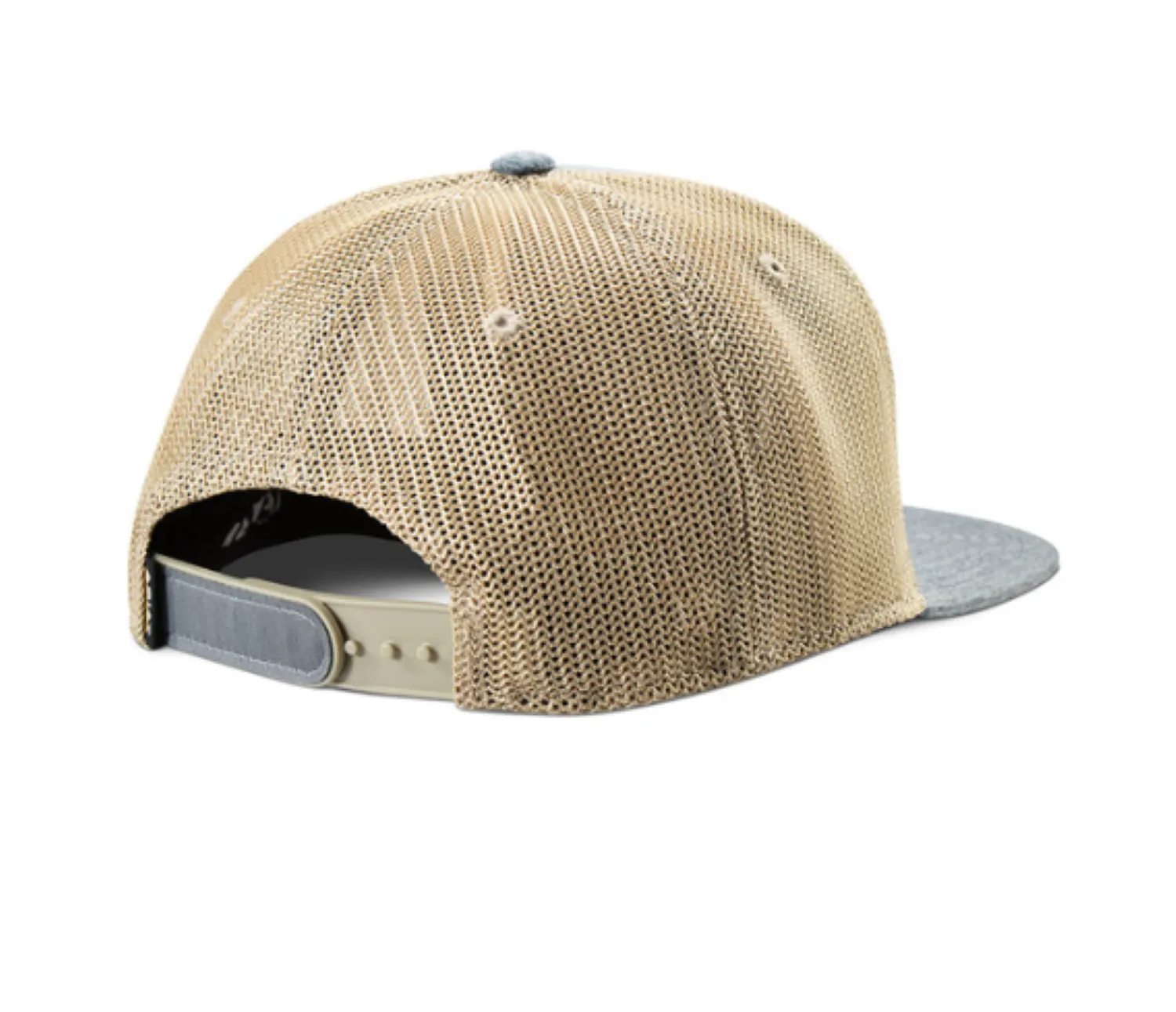 Ariat Men's Work Leather Patch Snapback Meshback Hat