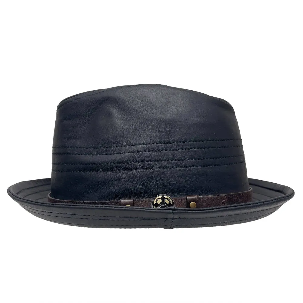 Balboa | Mens Leather Fedora Hat