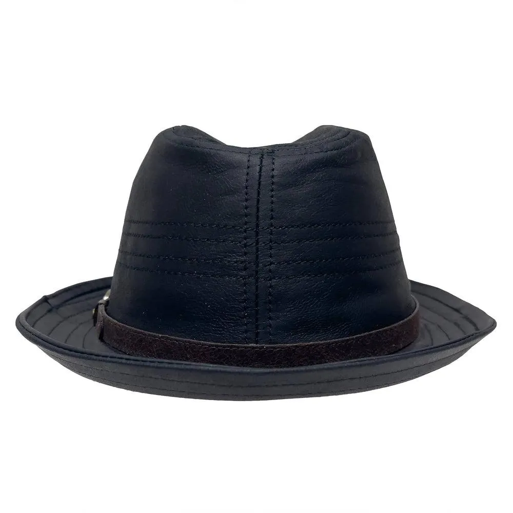 Balboa | Mens Leather Fedora Hat