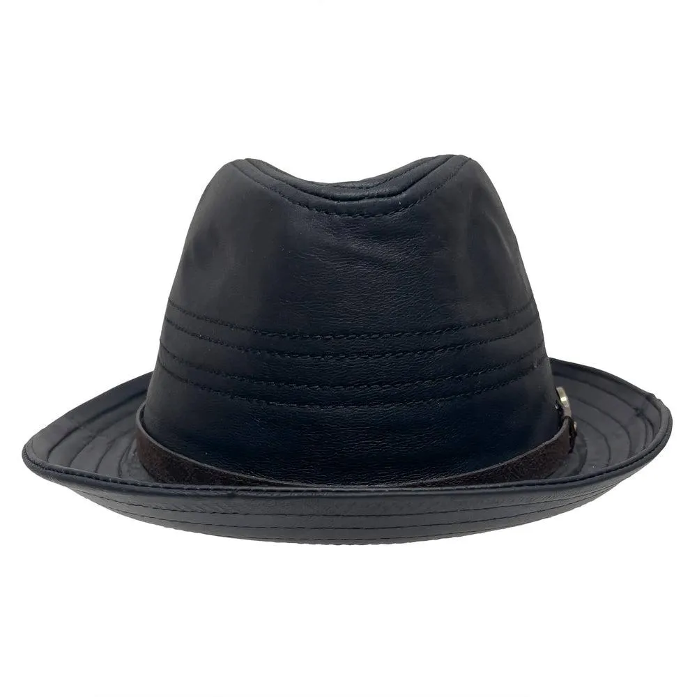 Balboa | Mens Leather Fedora Hat