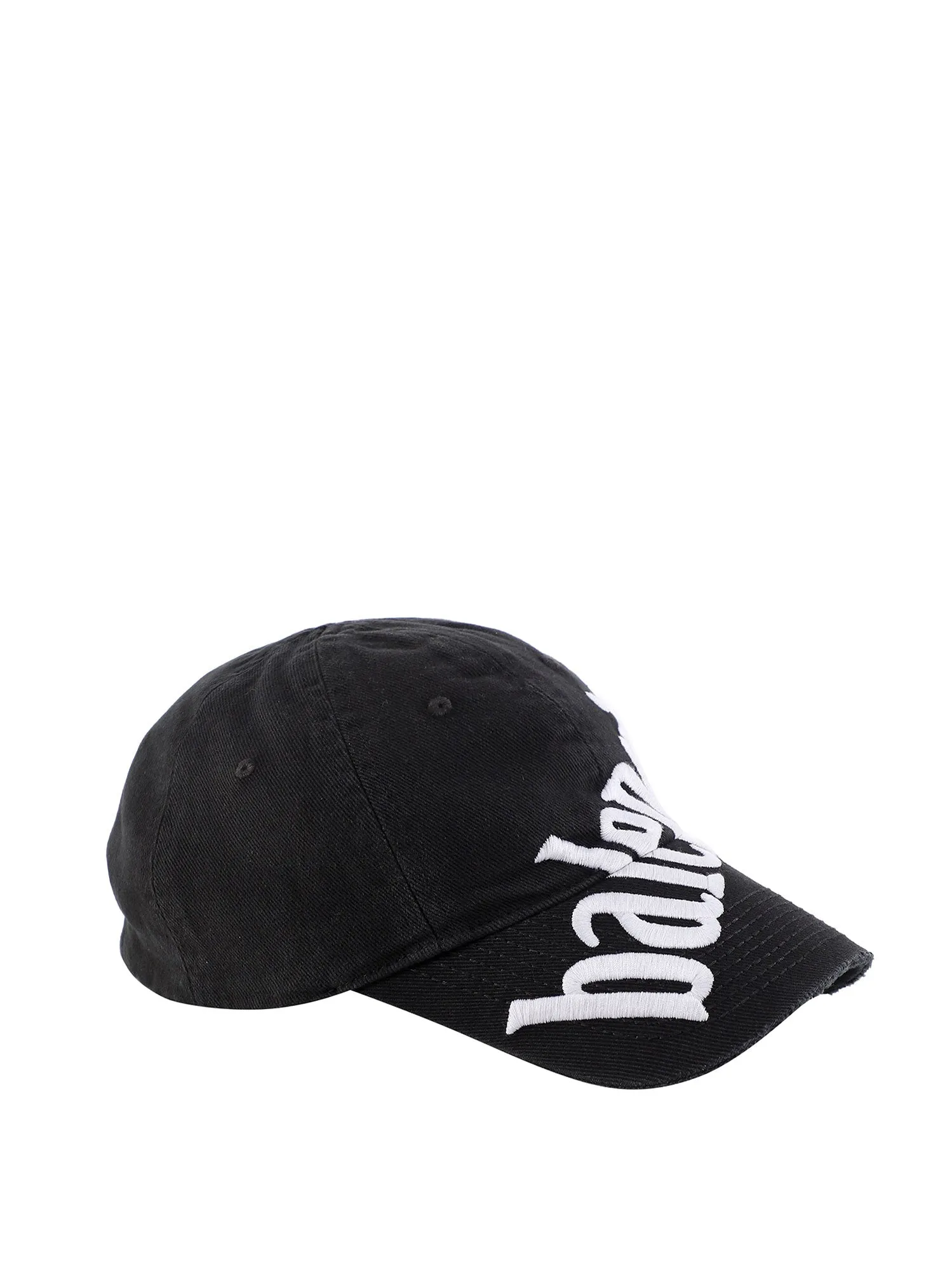 Balenciaga Logo Embroidered Diagonal Cap