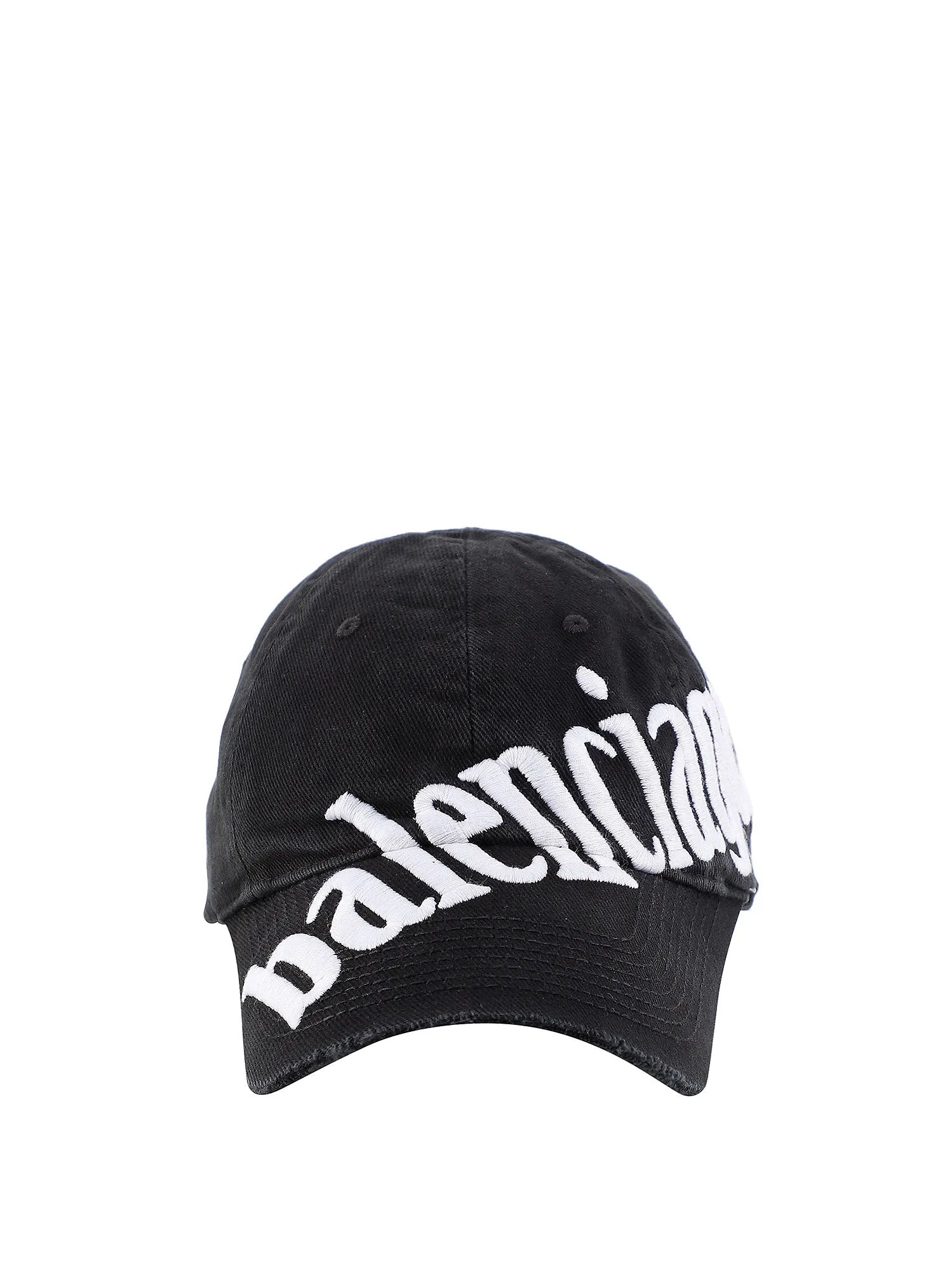 Balenciaga Logo Embroidered Diagonal Cap