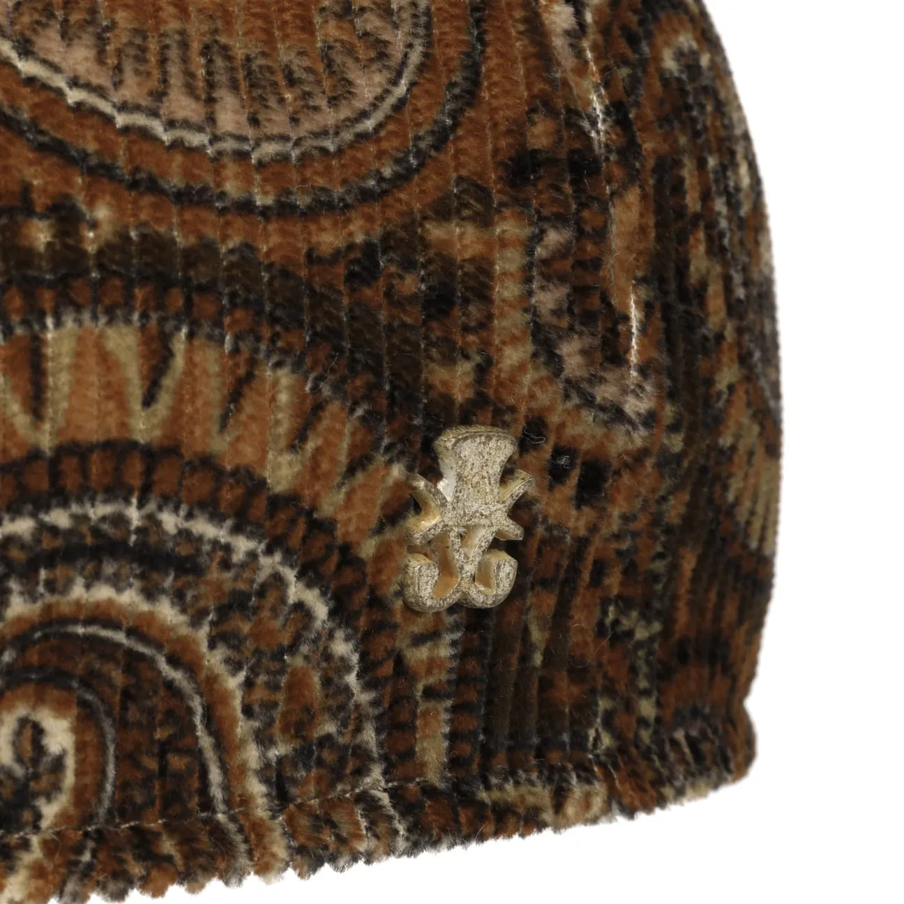 Billy Paisley Cord Flat Cap Zechbauer by Mayser