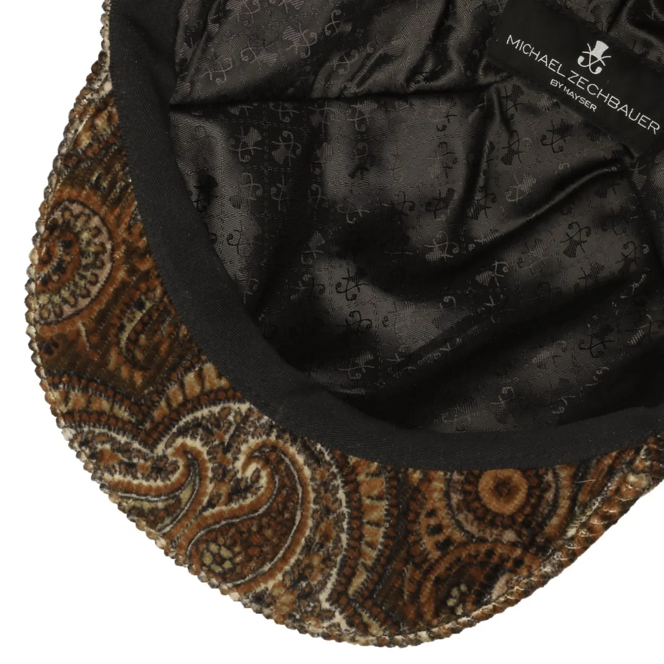 Billy Paisley Cord Flat Cap Zechbauer by Mayser