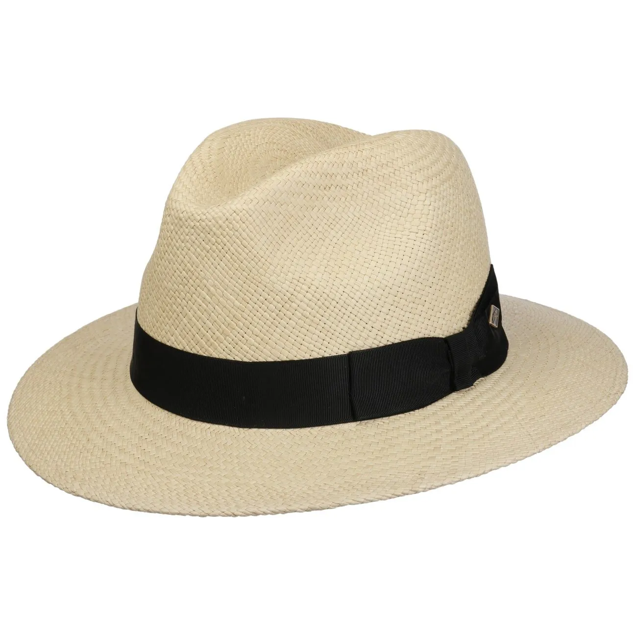 Black Banded Traveller Panama Natural by JJ Hats