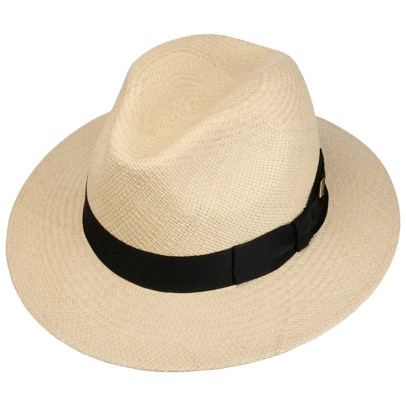 Black Banded Traveller Panama Natural by JJ Hats