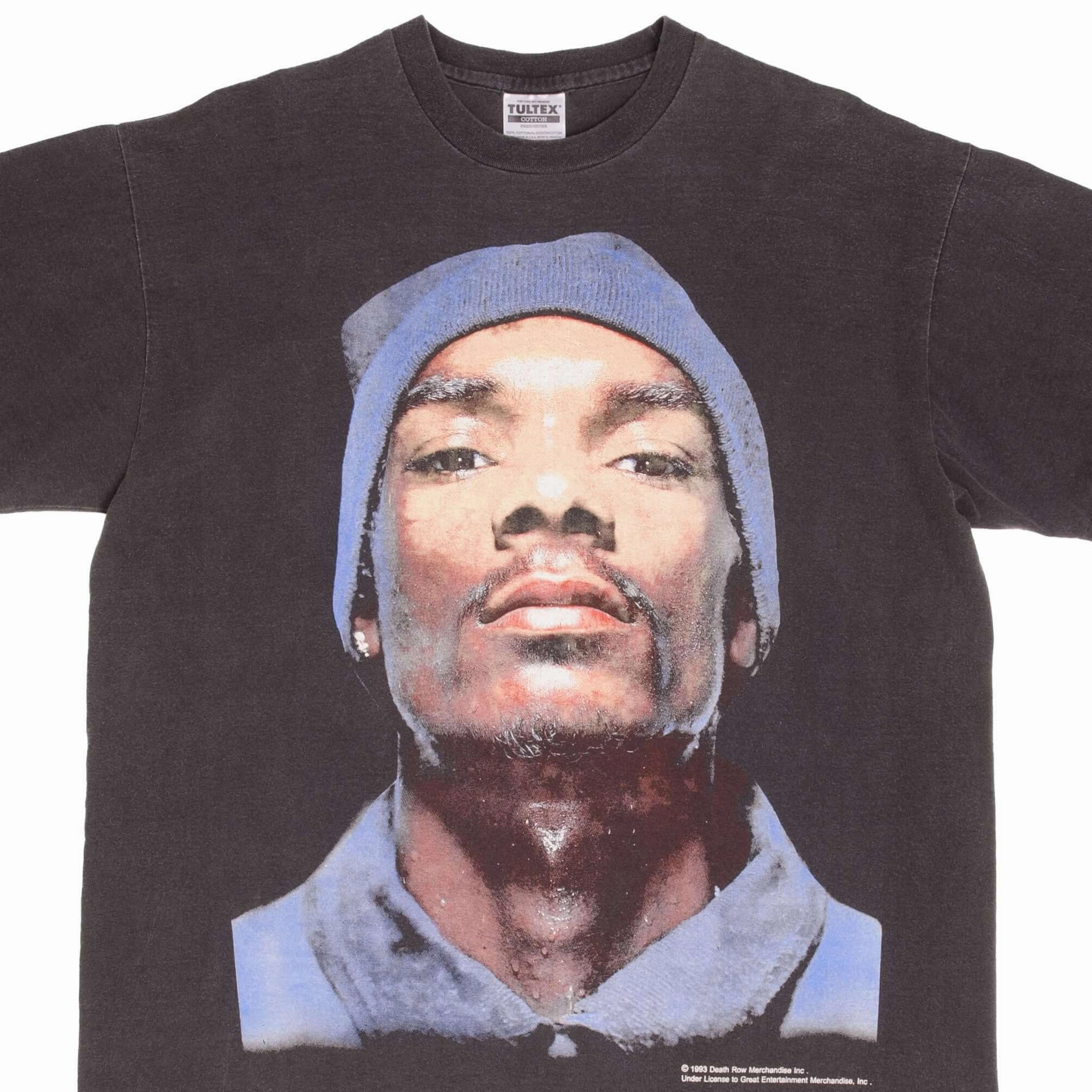 BOOTLEG RAP TEE SHIRT SNOOP DOGG BEWARE OF DOGG 1993 SIZE XL SINGLE STITCH