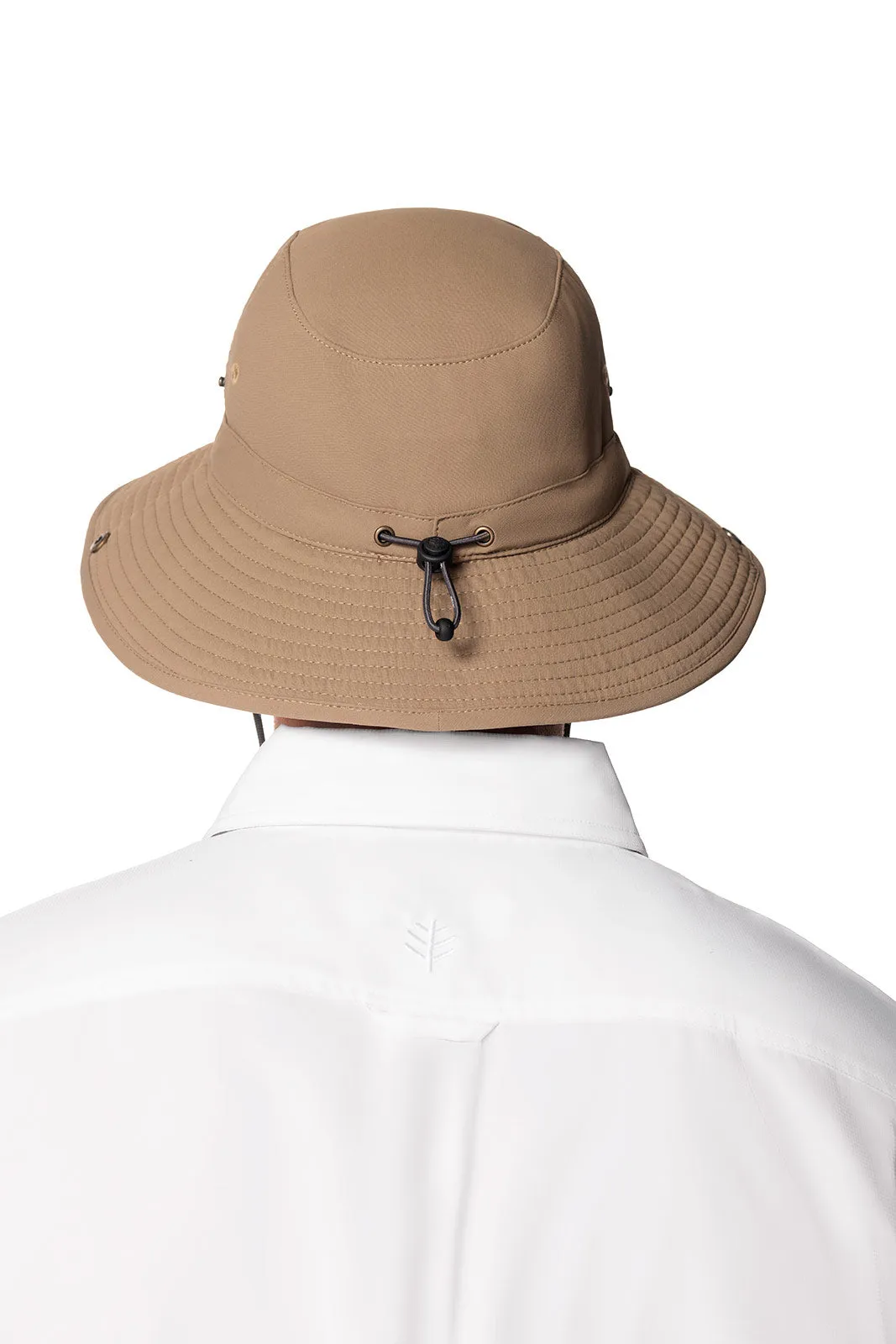 Chase Featherweight Bucket Hat | Khaki/Navy