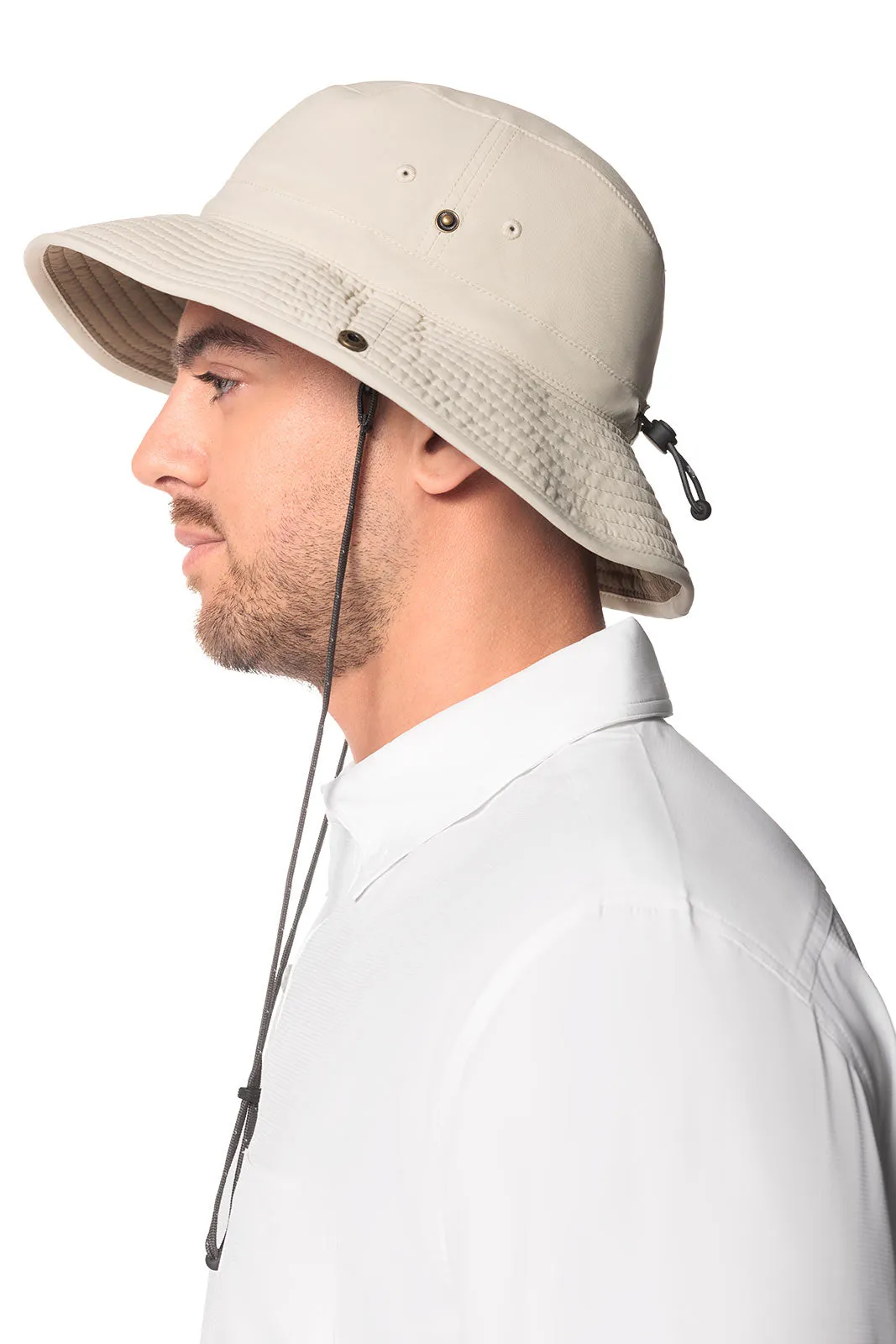 Chase Featherweight Bucket Hat | Stone/Khaki