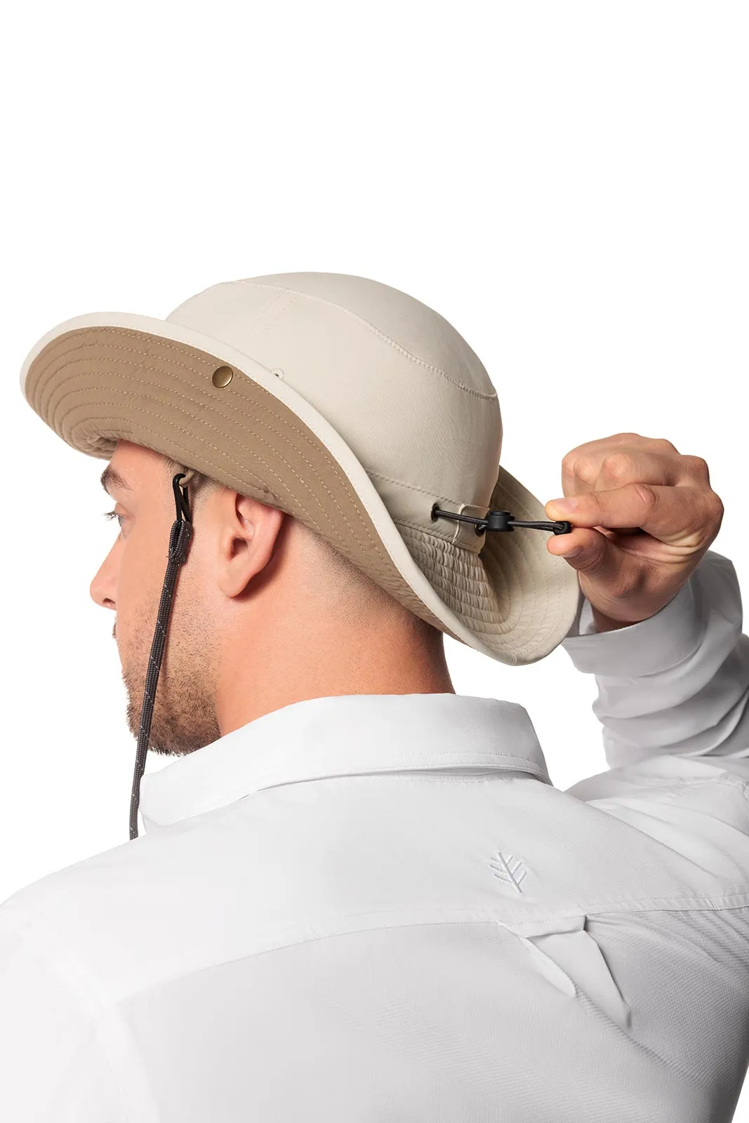 Chase Featherweight Bucket Hat | Stone/Khaki