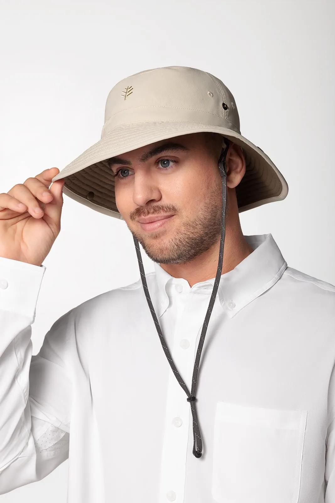 Chase Featherweight Bucket Hat | Stone/Khaki