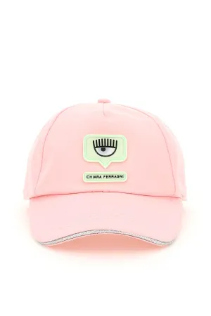 Chiara Ferragni Logo Patch Baseball Cap