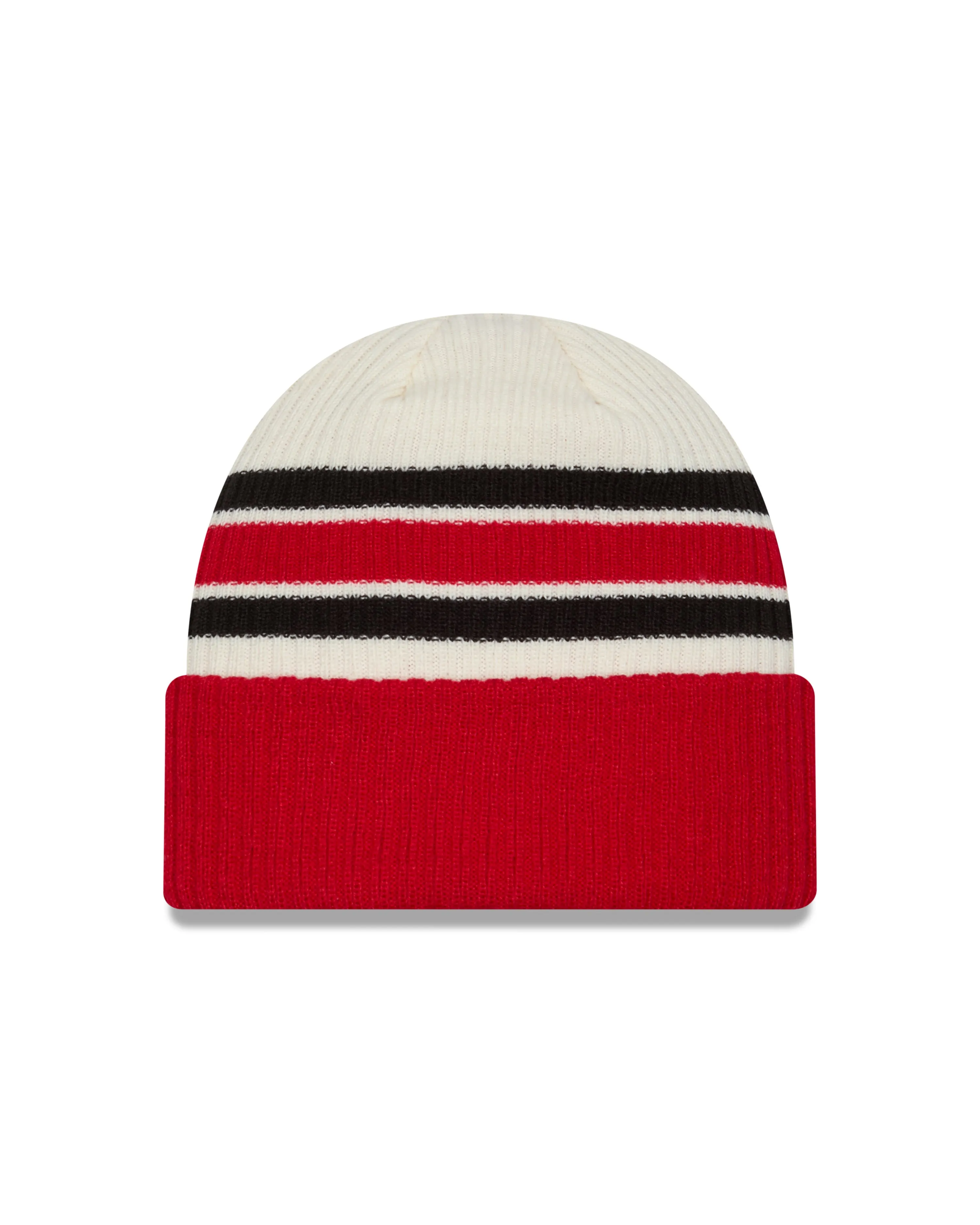 Chicago Blackhawks New Era Alternate Logo Red Vintage Cuffed Knit