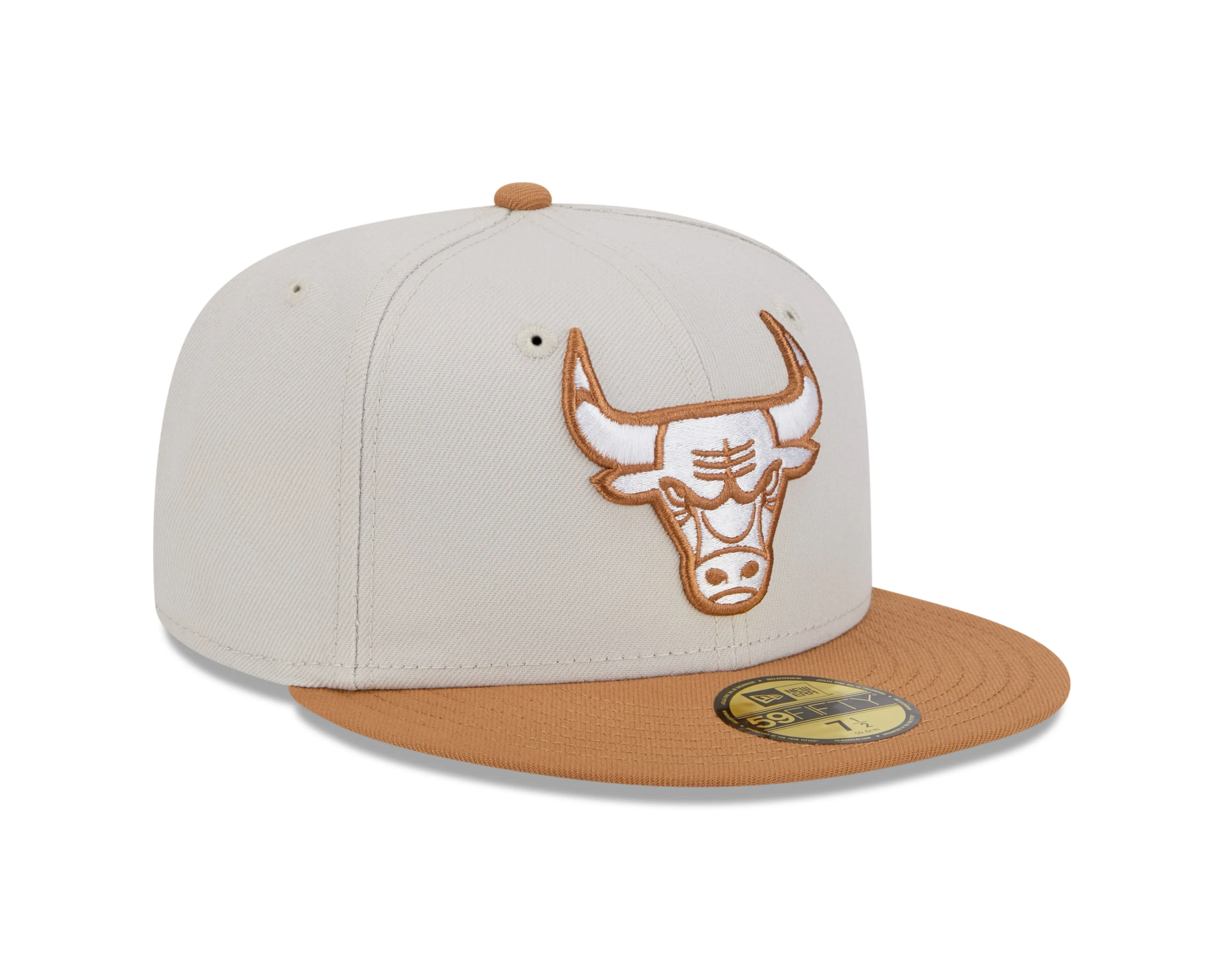 Chicago Bulls 2 Tone Stone/Bronze 59FIFTY Fitted Hat