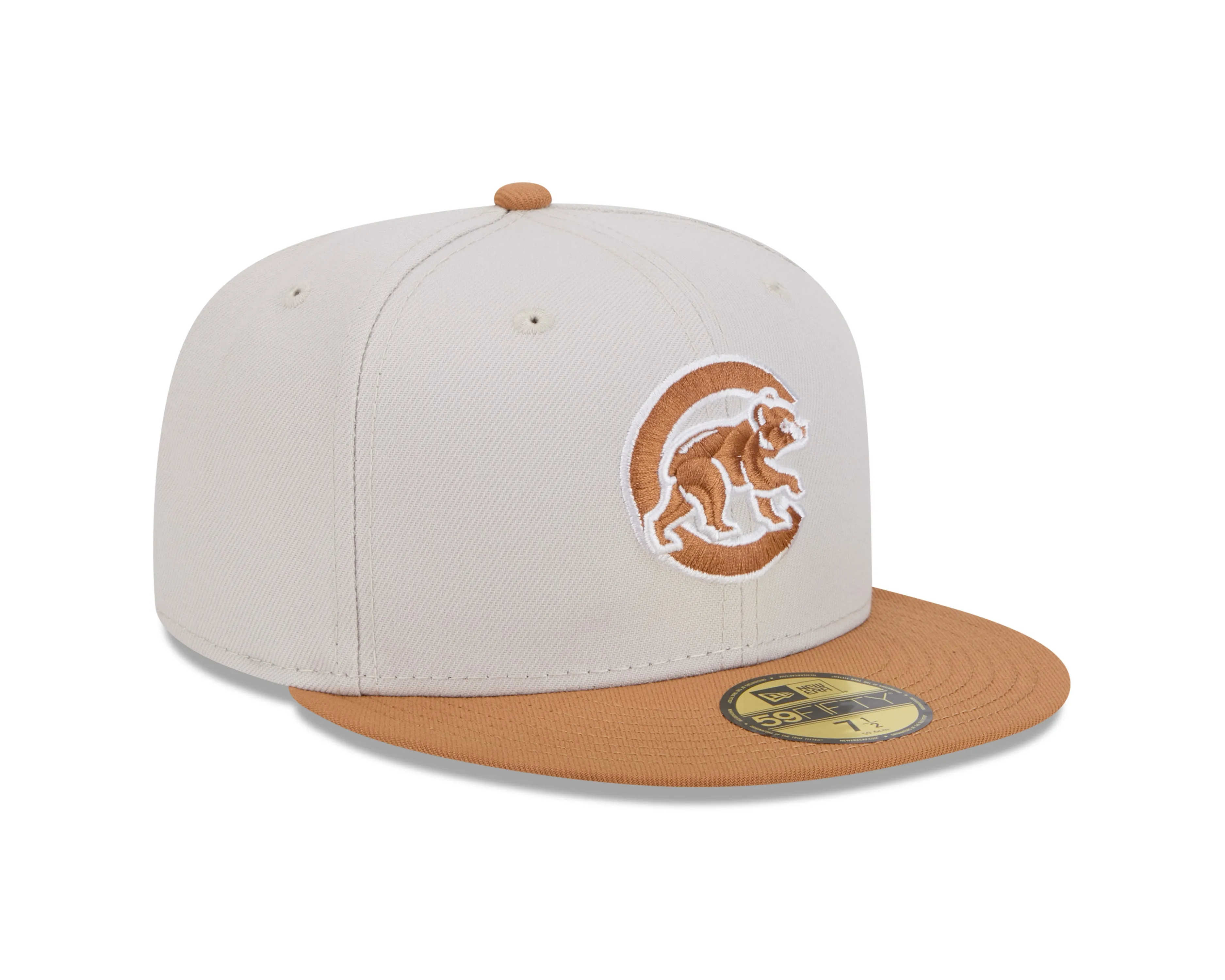Chicago Cubs 2 Tone Alternate Stone/Bronze 59FIFTY Fitted Hat