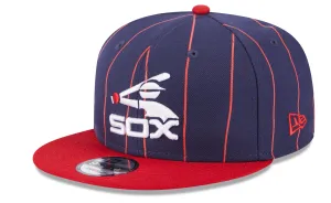 Chicago White Sox Cooperstown Navy/Red Vintage New Era 9FIFTY Snapback Hat