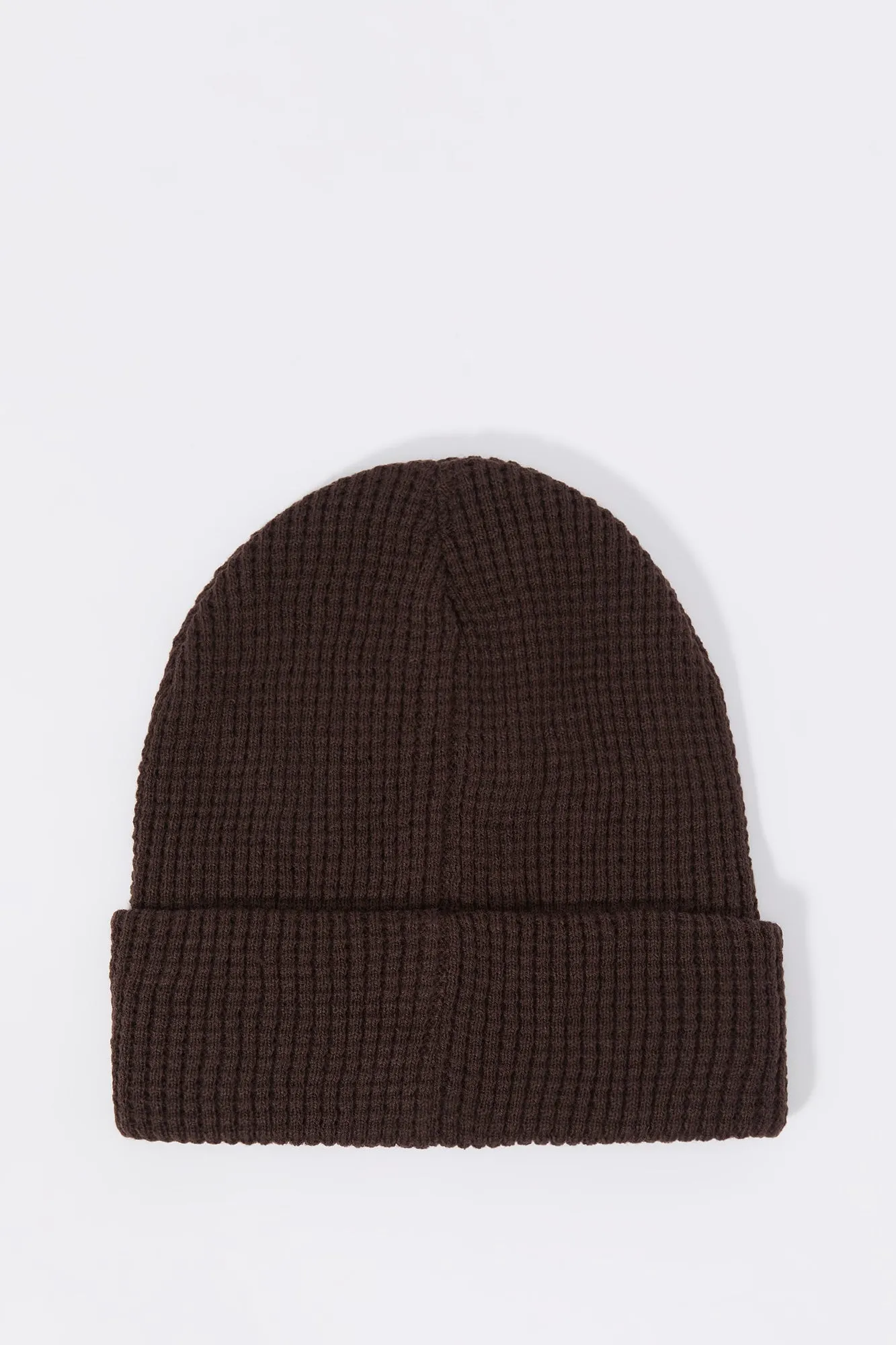 City Embroidered Ribbed Knit Beanie