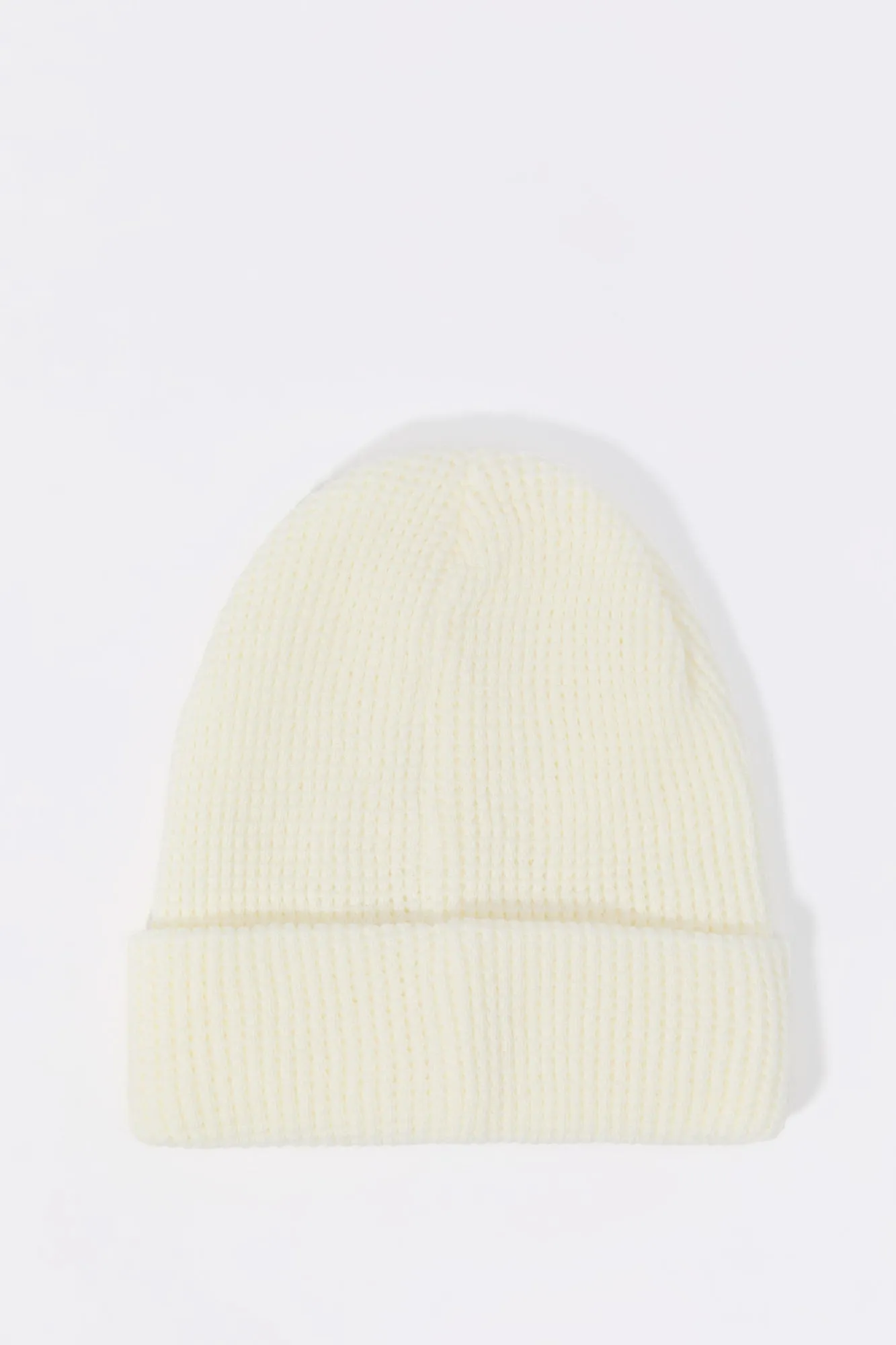 City Embroidered Ribbed Knit Beanie