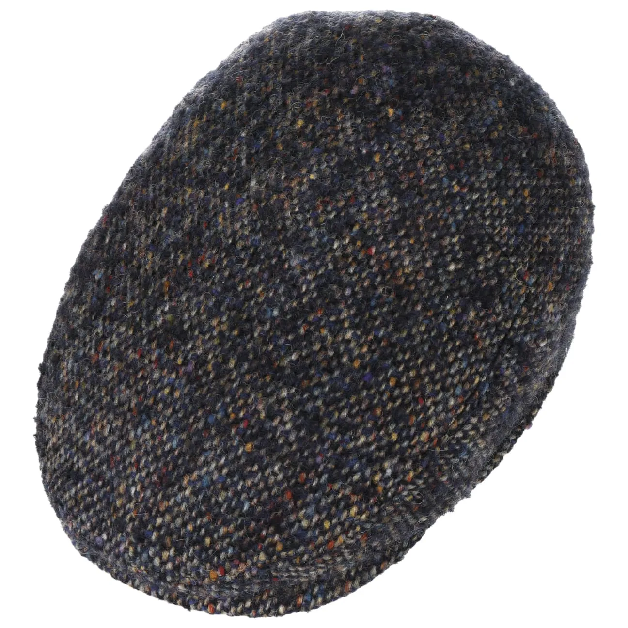 Colour Spots Driver Flat Cap by Stetson