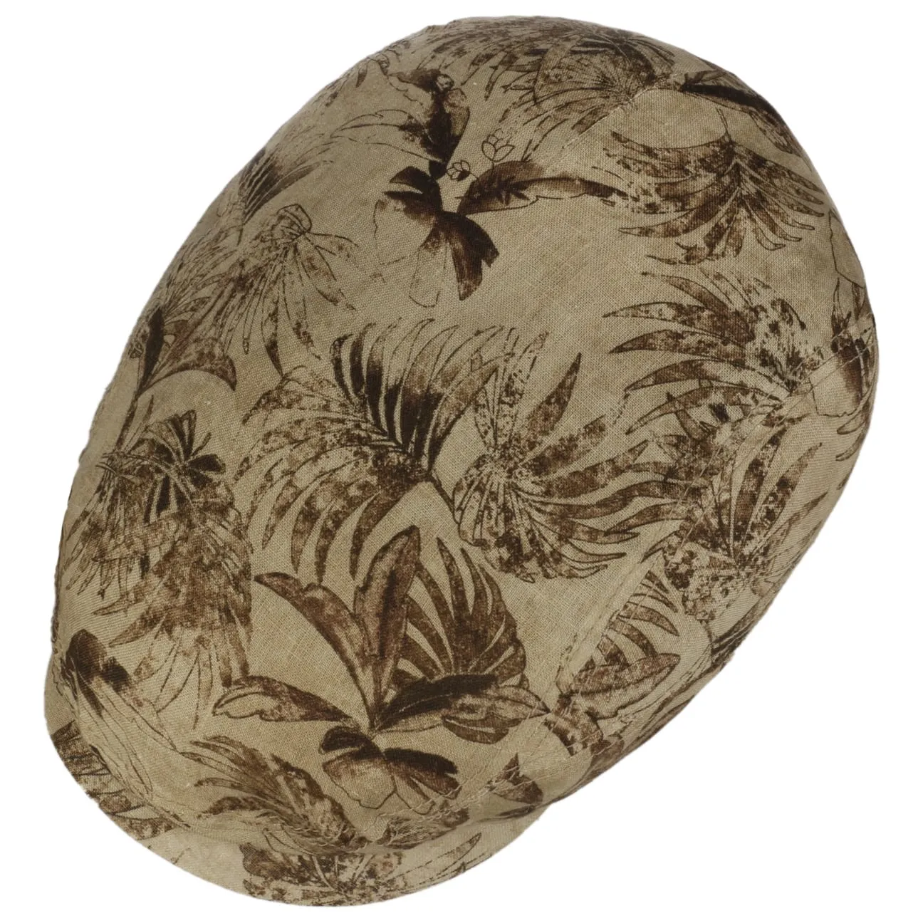 Conteo Sustainable Linen Flat Cap by Stetson