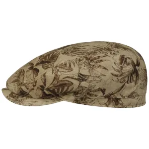 Conteo Sustainable Linen Flat Cap by Stetson