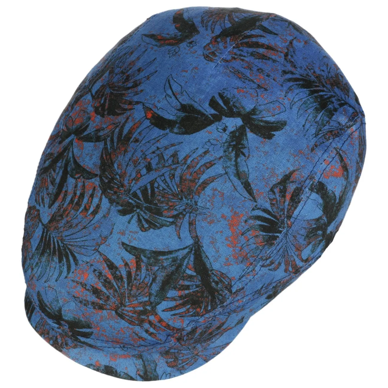Conteo Sustainable Linen Flat Cap by Stetson