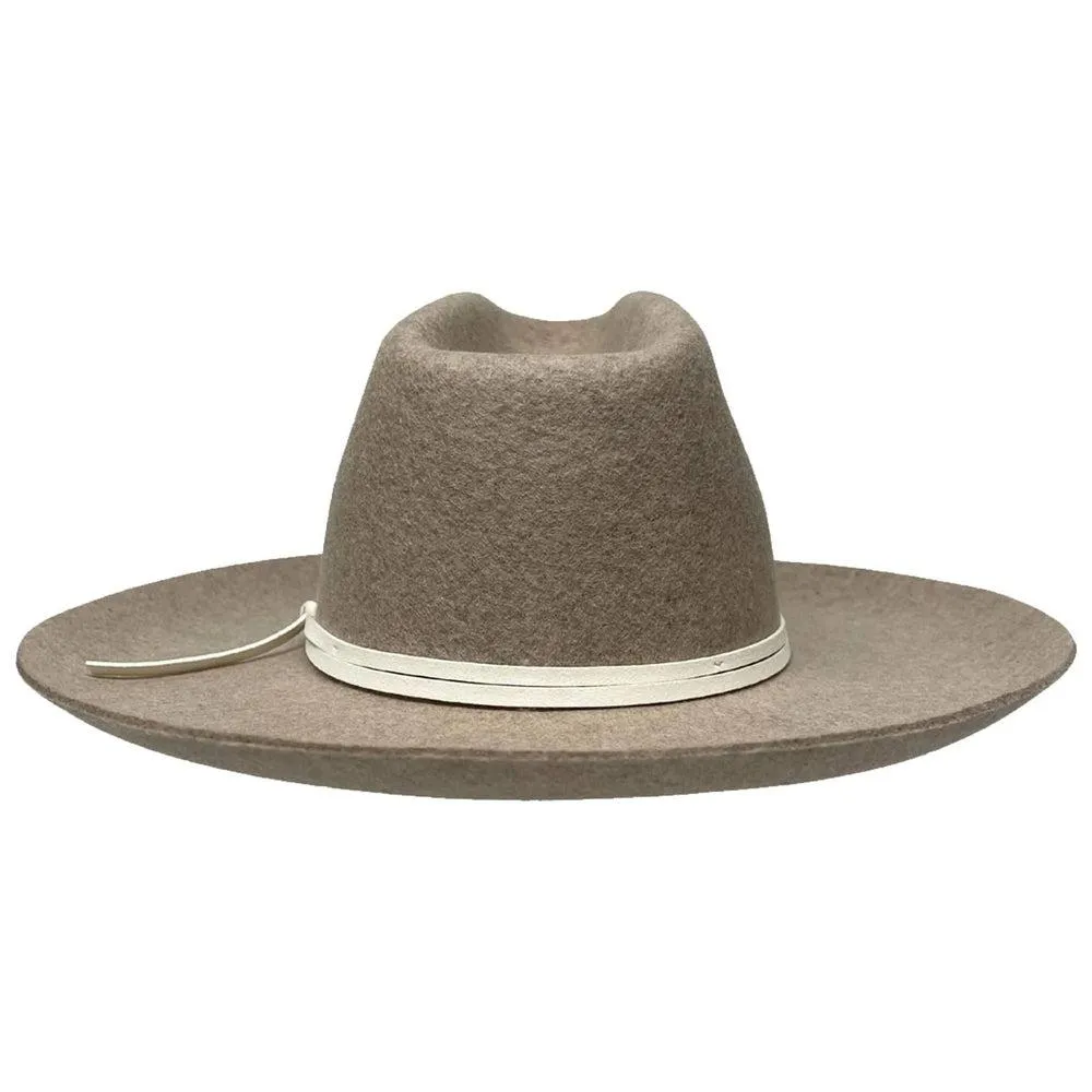 Crescent | Mens Flipped Brim Felt Hat