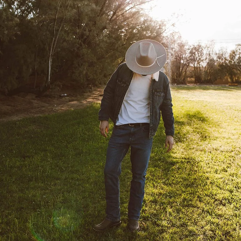 Crescent | Mens Flipped Brim Felt Hat