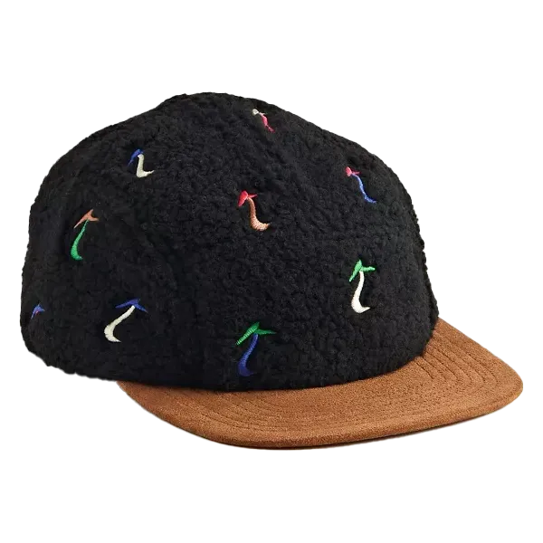 Dancing Shrooms 5-Panel Fleece Hat
