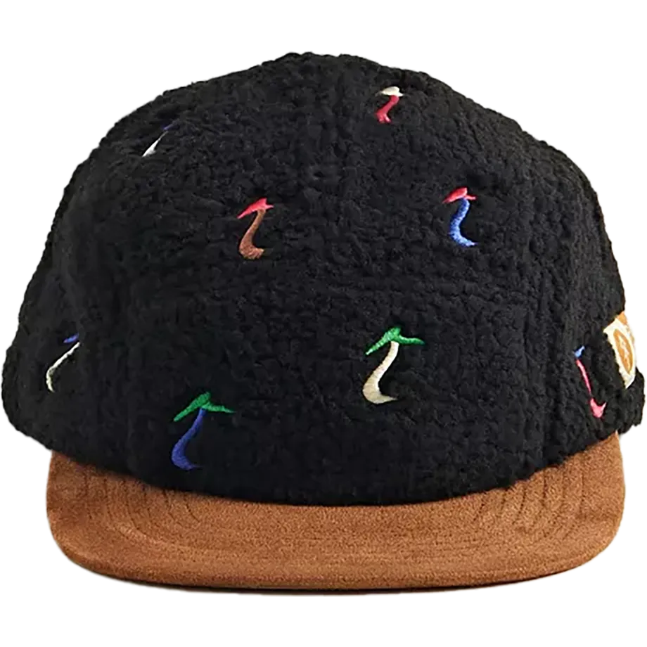 Dancing Shrooms 5-Panel Fleece Hat