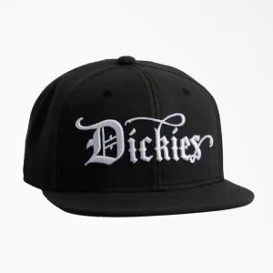 Dickies Men's Embroidered Flat Bill Twill Hat