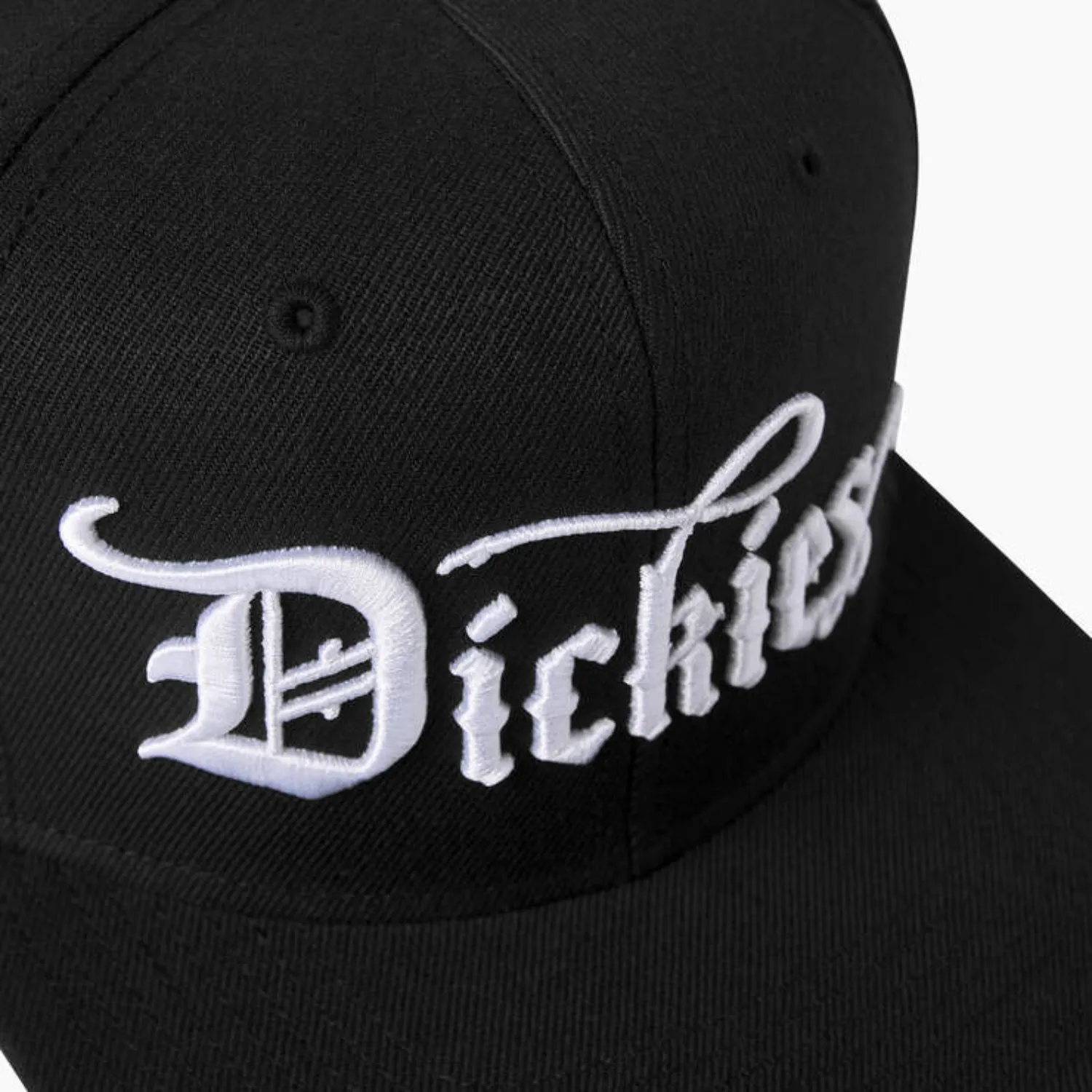 Dickies Men's Embroidered Flat Bill Twill Hat