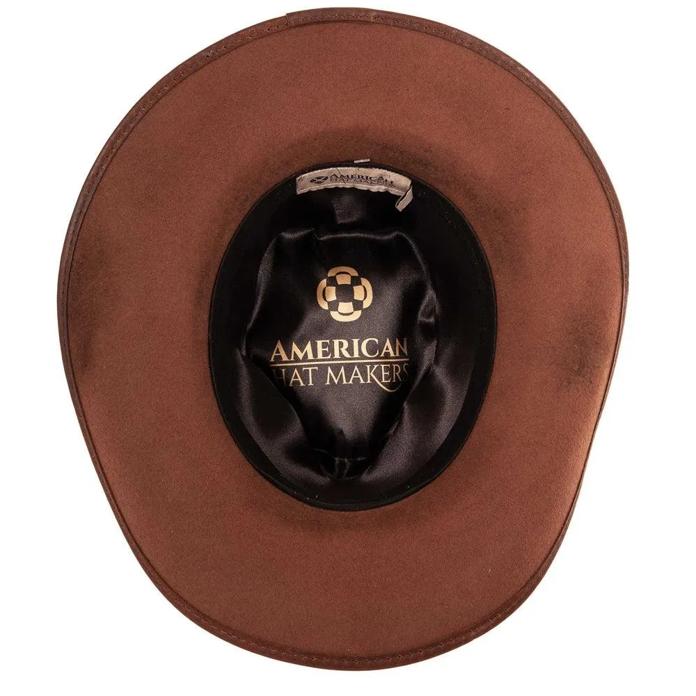 Duke | Womens Brown Felt Cowgirl Hat