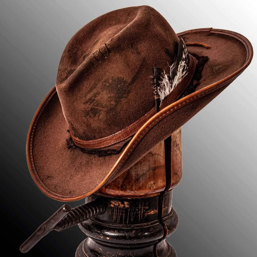 Duke | Womens Brown Felt Cowgirl Hat
