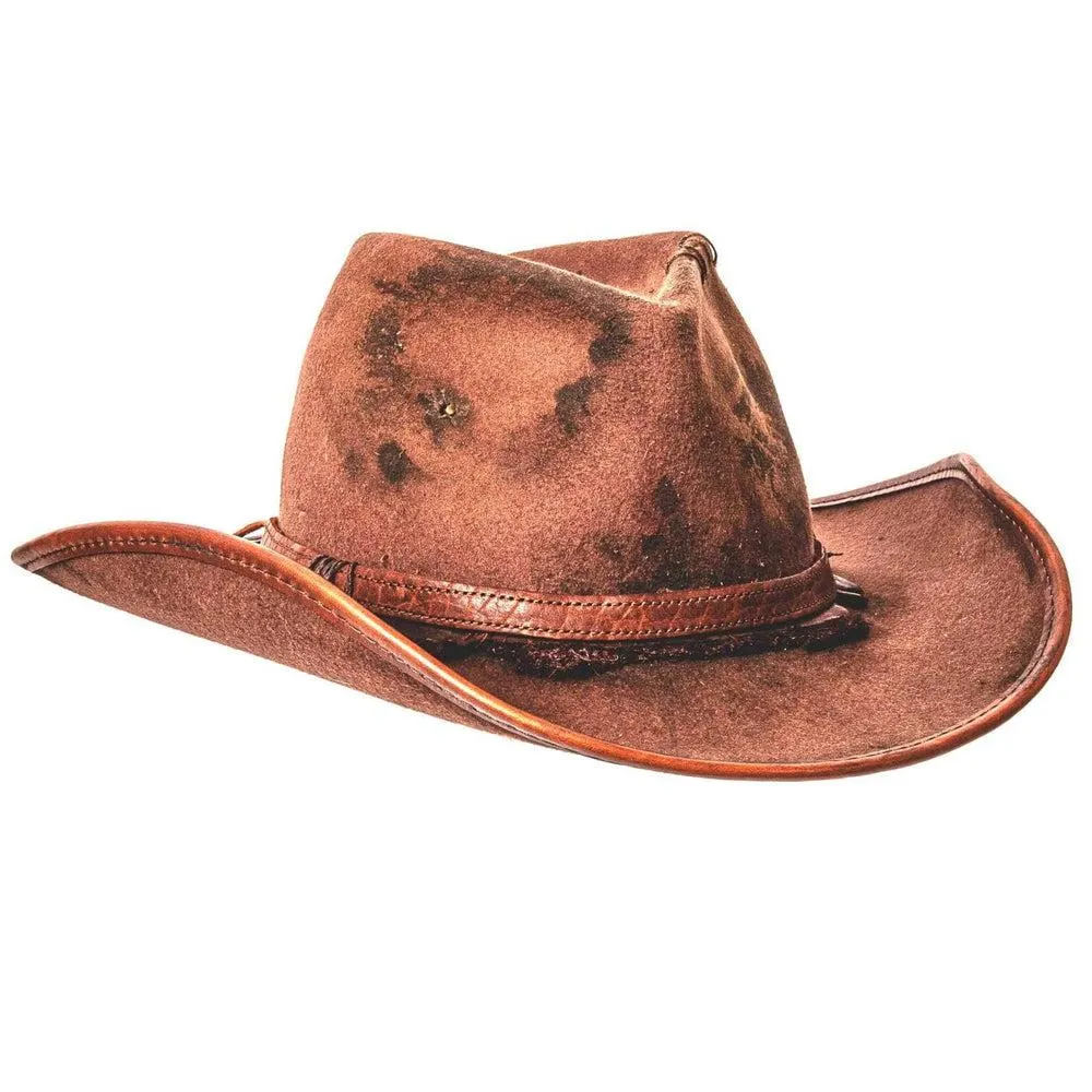 Duke | Womens Brown Felt Cowgirl Hat