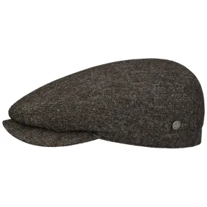 Dunlap Wool Driver Flat Cap by Lierys