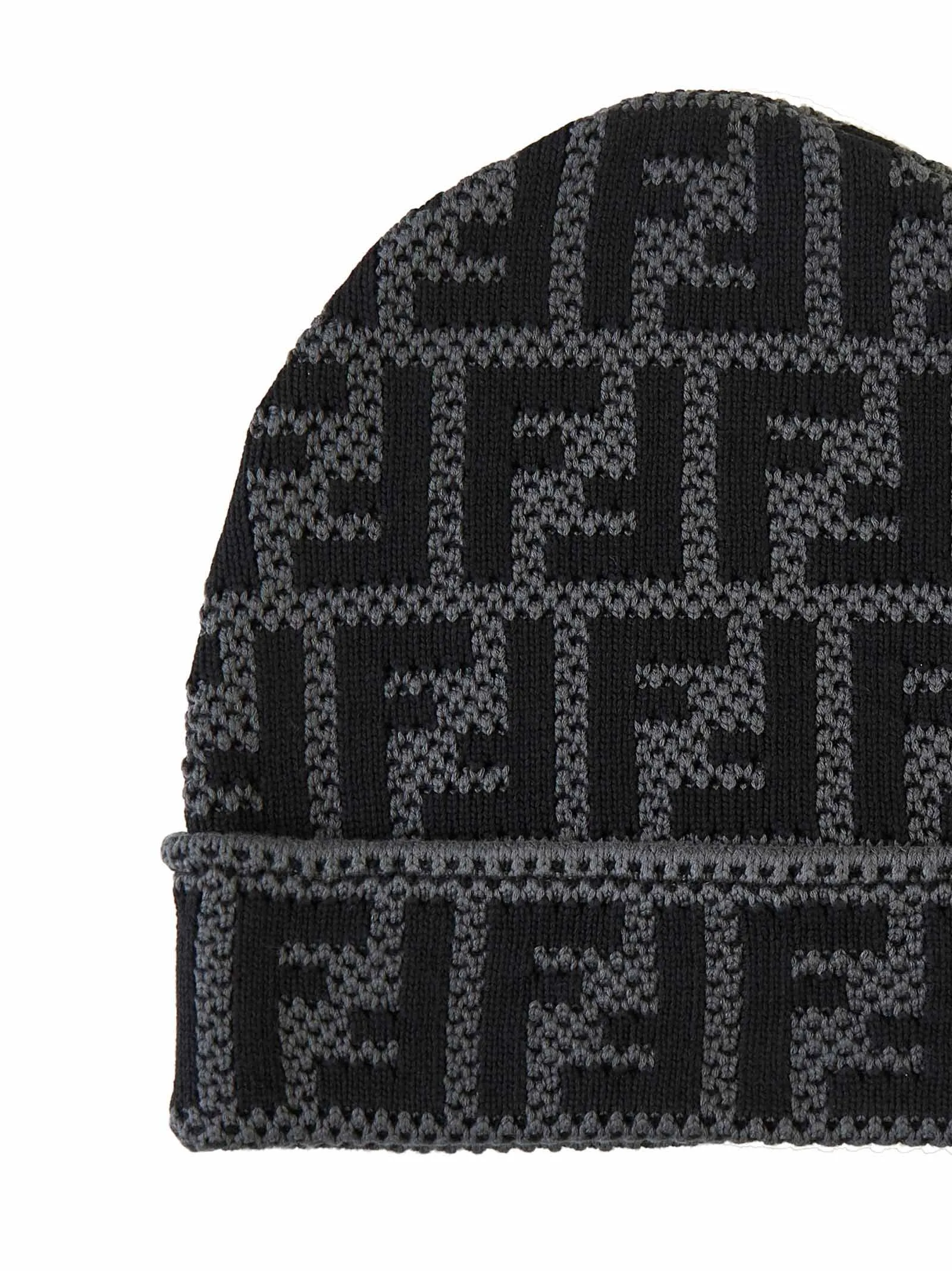 Fendi Allover FF Motif Beanie