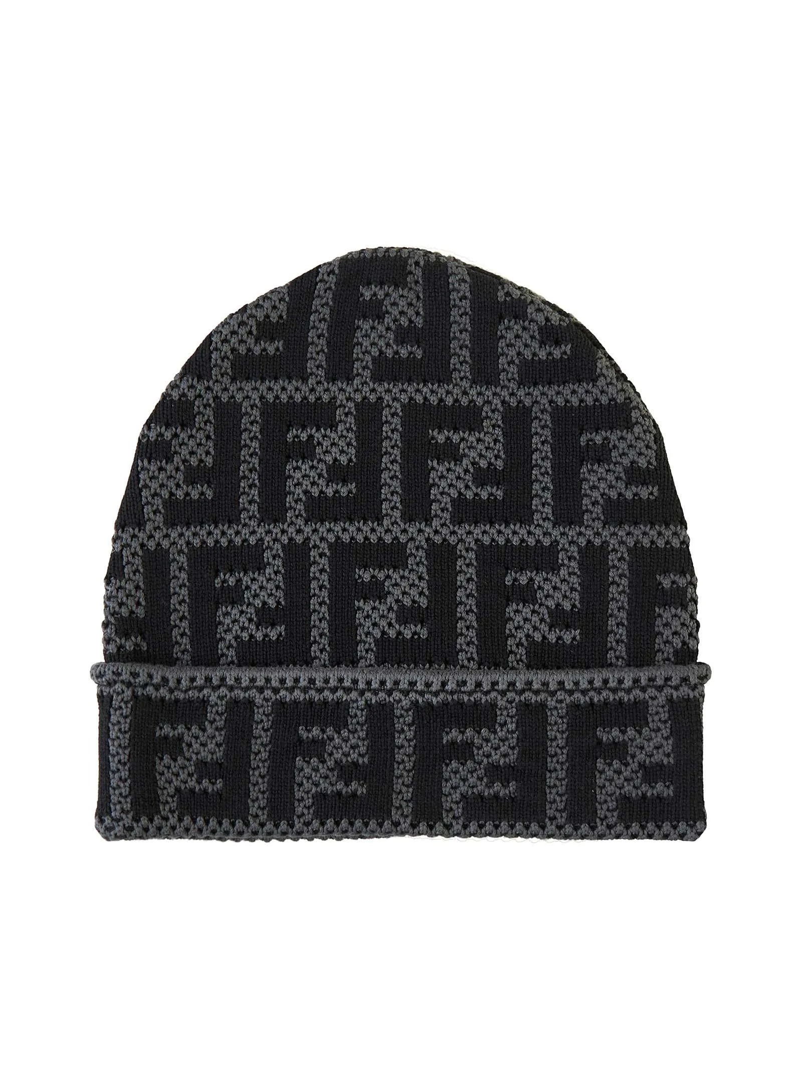 Fendi Allover FF Motif Beanie