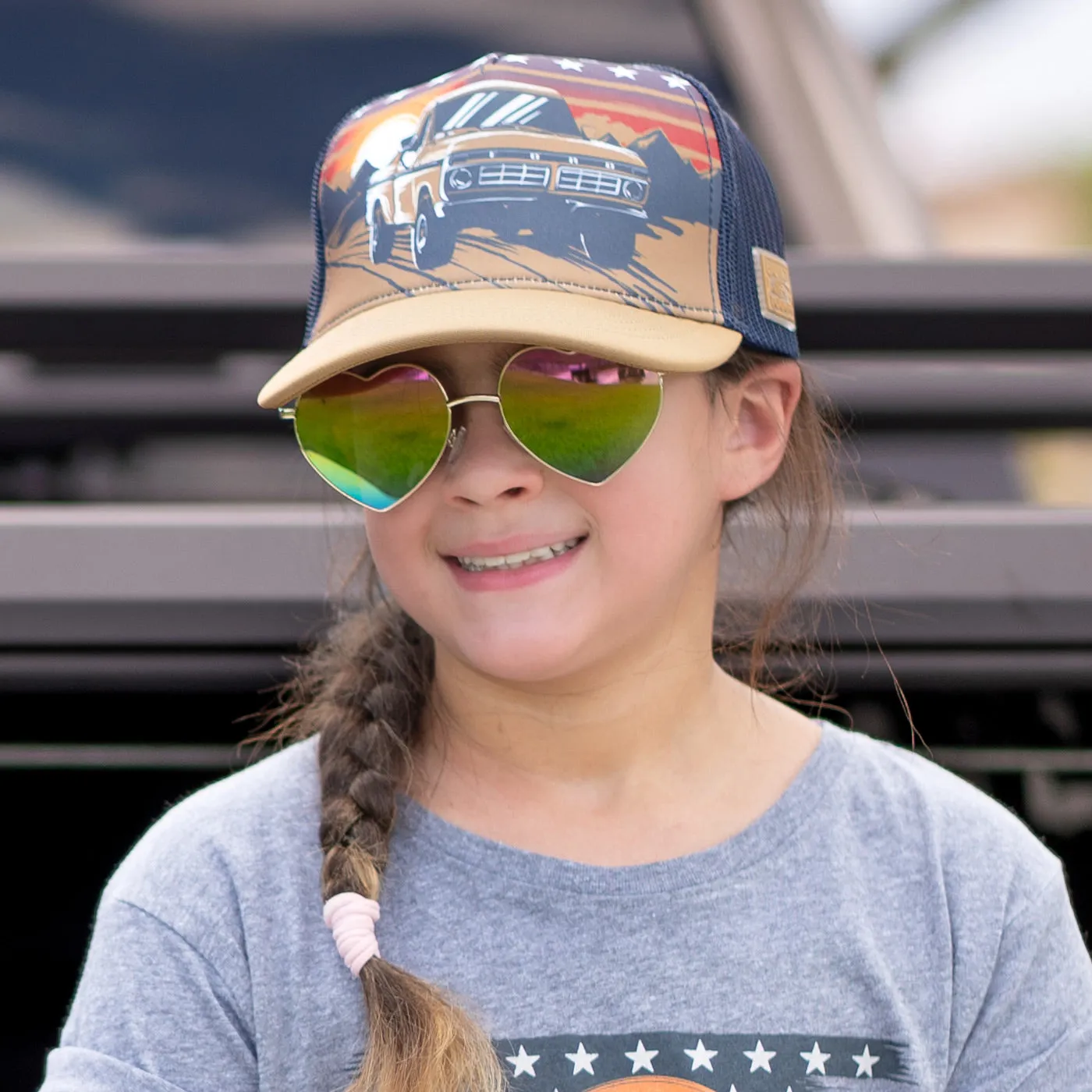 Ford Trucks Vintage Patriot Snapback Hat
