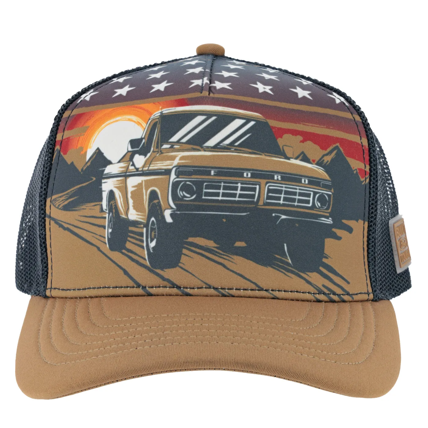 Ford Trucks Vintage Patriot Snapback Hat