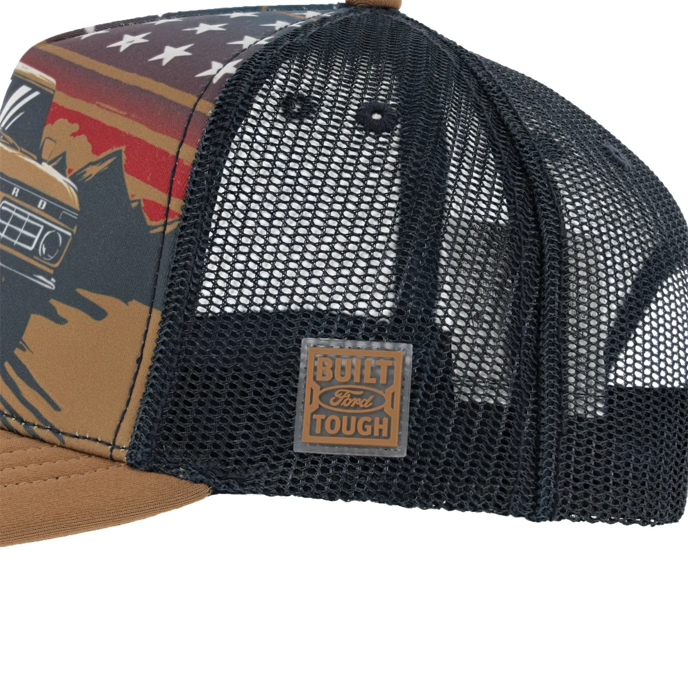 Ford Trucks Vintage Patriot Snapback Hat