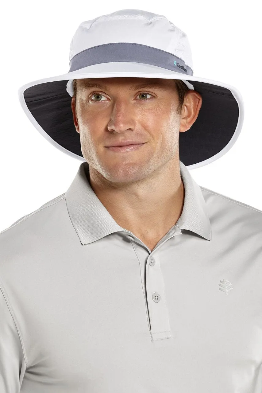 Fore Golf Hat | White/Steel Grey