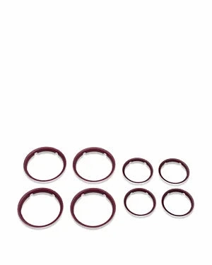 Fox Wheel Caps - Dark Red