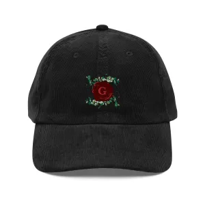 Galiano Wine Vintage Corduroy Cap