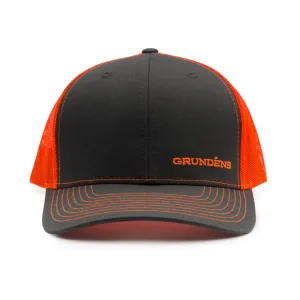 Grundéns Offset Embroidered Logo Trucker Hat