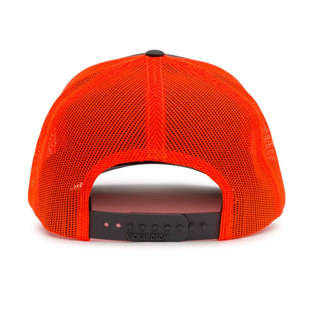 Grundéns Offset Embroidered Logo Trucker Hat