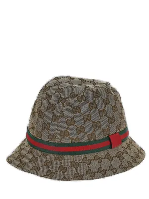 Gucci Kids GG Motif Fedora Hat