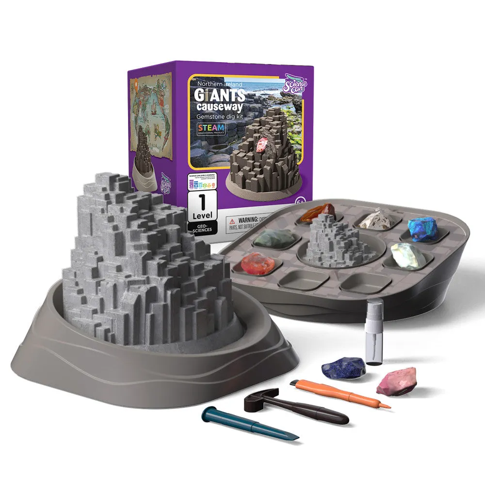 Hape Science Can Northern Ireland Giants Causeway Gemstone Dig Kit